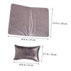 Baluue 2pcs Pu Leather Foldable Hand Rest Pad Cushion for