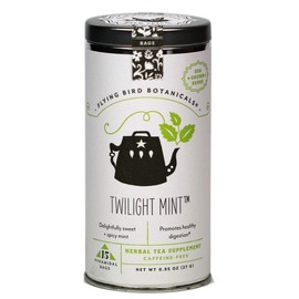 FLYING BIRD BOTANICALS 15 Bag Tin Twilight Mint Tea, 15 CT