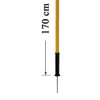 Slalom Pole with Spring Tip 170 cm – Assorted Colours,