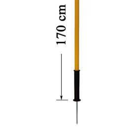 Slalom Pole with Spring Tip 170 cm – Assorted Colours, yellow