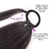 Ponytail Extensions 2 PCS Synthetic With Hair Tie Wrap Around