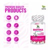 Biotina 10,000 mcg | Con Ácido Hialurónico y Colágeno |