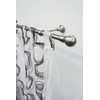 Gardinia Ball 2 x End Piece Metal Stainless Steel Look