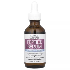 Peptide Face Serum – Anti-Wrinkle & Firming Treatment for Fine Lines, Elasticity & Skin Tone – Hydrating, Age-Defying Formula for All Skin Types – 1.75 fl oz / 52 ml