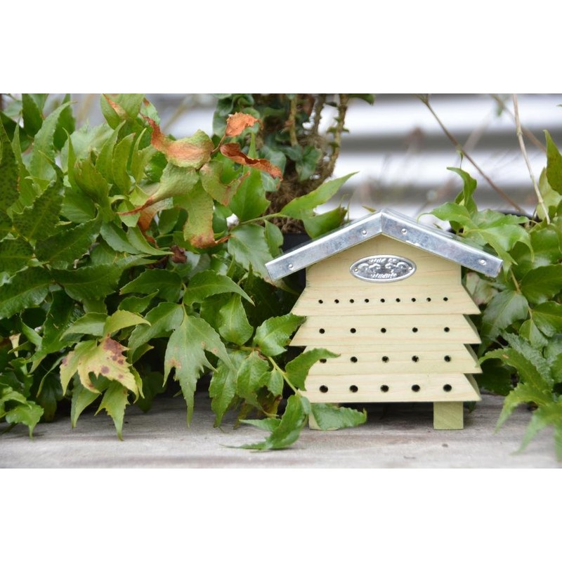 Fallen Fruits WA44 Beehive Bee House, Green, 6"H