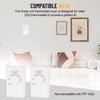 White Double Pole Line Volt Thermostat Cover for Old Style