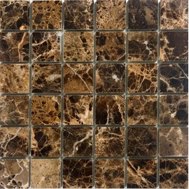 Epoch Tile ED2X2 2x2 Emperador Dark Polished Marble