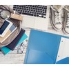 Better Office Products - Carpeta de plástico de 2 bolsillos,