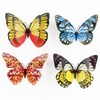 6PCS Double Layer Butterflys Decoration, 22cm/8.7 Inches Large Wall Art