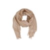 QUEEN HELENA Elegant lightweight festive scarf for women SC11, beige