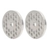2pcs Meat Grinder Plate Disc Blade Sharpness Blade Rustproof Reusable