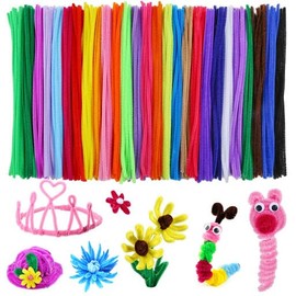 Limpia Pipas Chenile 100 Piezas Colores Surtidos