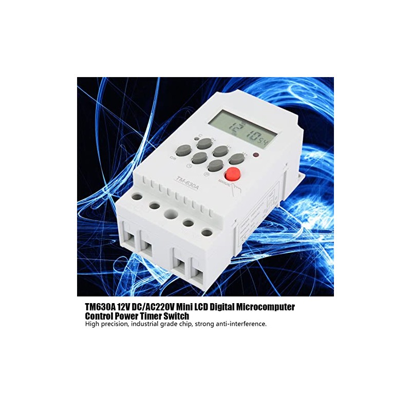 TM630A 12V DC Mini LCD Digital Microcomputer Control Power Timer