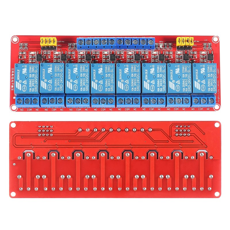 2PCS 24V Relay Module with Optocoupler Isolation Support High and