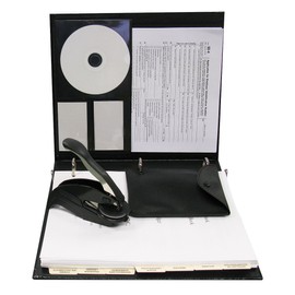 Corpkit customized Corporate Kit with Printed Minutes & Bylaws/Operating agreement, Black Binder, Slipcase, Corporate Seal, Certificates with Stubs-(LLC)