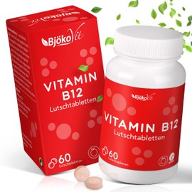 BjökoVit Vitamin B12 Lozenges - Methylcobalamin - 500 mcg - Pack of 60