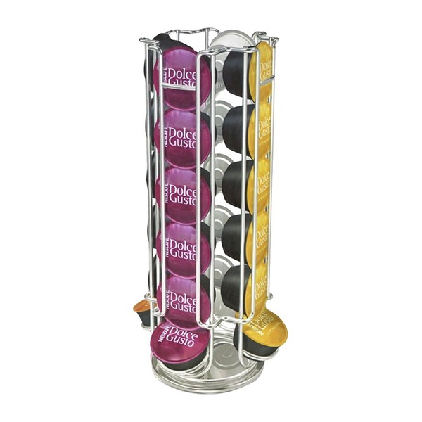 StormBrew Dolce Gusto 24 Coffee Pod Rotating Holder Rack, Capsule