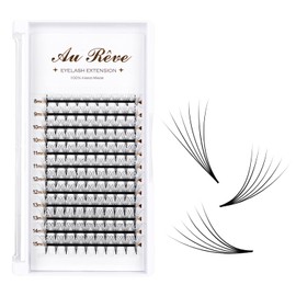 Premade Fans Eyelash Extensions 6D 8D 10D 12D Lash Fans Thickness 0.07 D Curl Volume Lash Extension Eyelashes Handmade Pre Made Fans 8-15mm Mixed Length (6D-0.07-D-8-15mm)