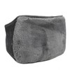 Uterus Warming Waist Belt Dark Gray Adjustable Thick Soft Plush