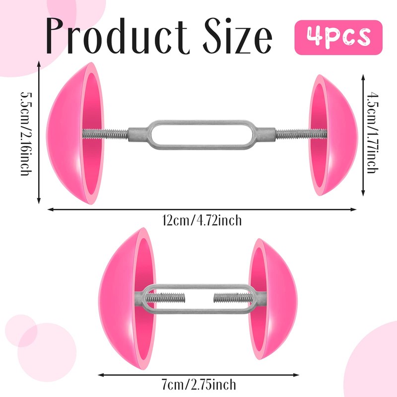 2 Pairs Mini Shoe Stretchers Women Wide Feet Expander Widener