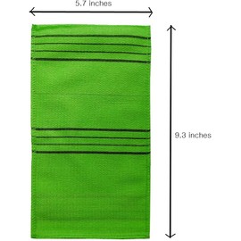 GOLDSANGSA - Toalla exfoliante de baño coreana asiática (grande, 10 unidades)