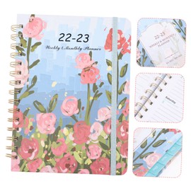 STOBOK 2023 Agenda Book Note Pads Schedule Notepad Weekly Notepad Planner 2022 Daily Weekly and Monthly Planning Notepad 2022-2023 Planner Goal Planner Work Planner Course Coil A5 Paper