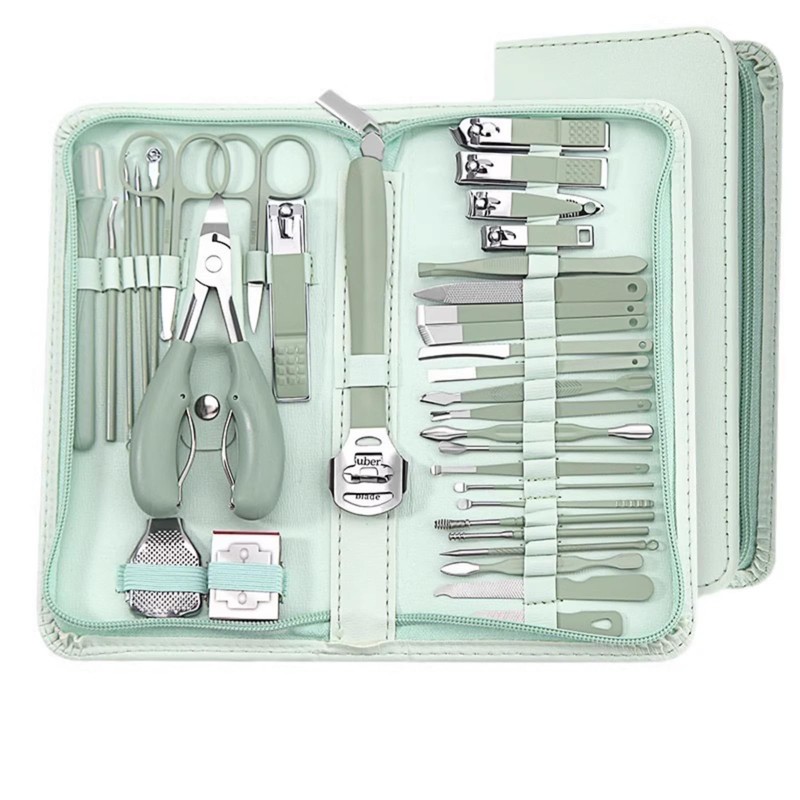 Madenia Maniküre Pediküre Set, 35pcs Pediküre Nagelknipser Nagelpflege Set