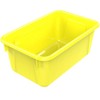 Storex Small Cubby Bin, Yellow