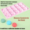 Rose Candy Chocolate Silicone Mold with 15 Hole Large Rose