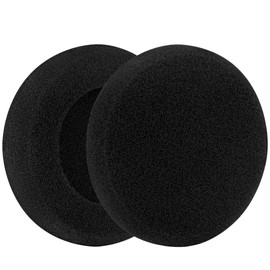 Geekria Comfort Foam Replacement Ear Pads for GRADO SR60, SR80, SR125, SR225, M1 Headphones Ear Cushions, Headset Earpads, Ear Cups Repair Parts (Black)
