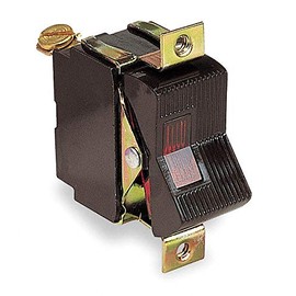 Carling Technologies Lighted Rocker Switch, Contact Form: SPST, Number of Connections: 3, Terminals: Screw - LTILA54-1LBL-RC-A/125N