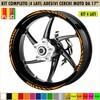 Pimastickerslab Komplett-Set Aufkleber Streifen Felgen Motorrad 17 Zoll Stripes Gewinde