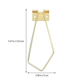 OSALADI 4pcs Photo Bracket Photo Frame Bracket Iron Supporting Rack Photo Frame Back Rack Supporting Frame Bracket Iron Frame Bracket Imitation Gold Frame Bracket Iron Frame Holder
