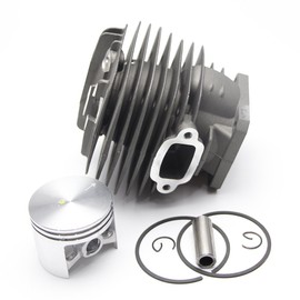 Farmertec 48mm Cylinder Piston Kit WT Pin Ring Circlip Without Decom. Port Compatible with Stihl 034 036 MS340 MS360 Chainsaw 1125 020 1206