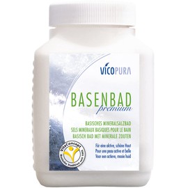 VICOPURA Premium Alkaline Bath for Acidisation, Sports, Cellulite, Quick Disposal, Lasting Warmth Feeling, 600 g