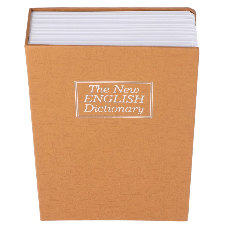 Book Safe Case Simulation Portable Safe Storage Box with Combination