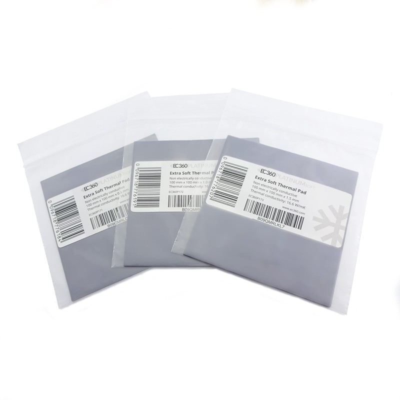 EC360® Platinum Soft 16.6W/mK Thermal Pad (100 x 100 x