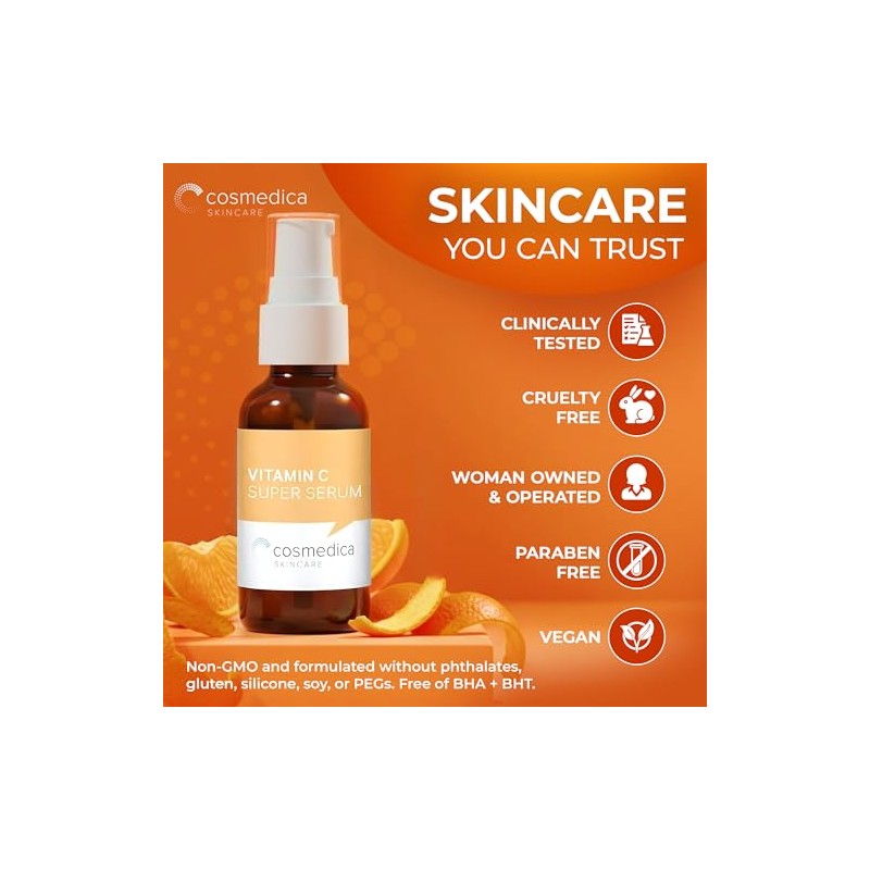 Sérum Super Vitamina C Cosmedica Vitamin C Serum with Hyaluronic