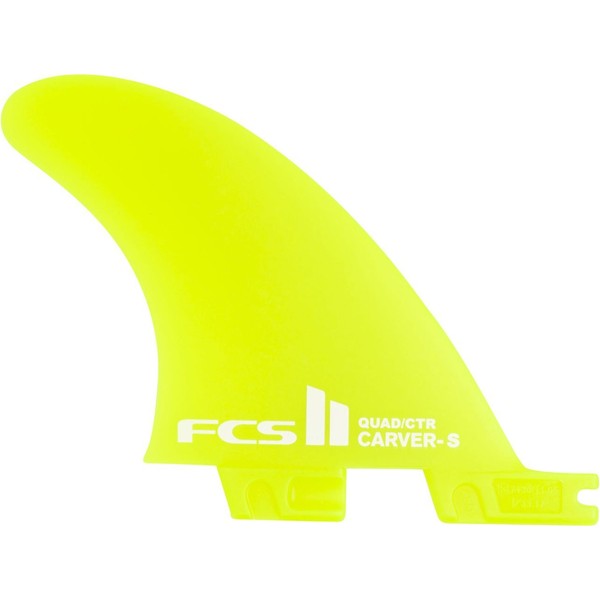 FCS II Carver Neo Glass Quad Rear Side Byte Fin Medium Yellow