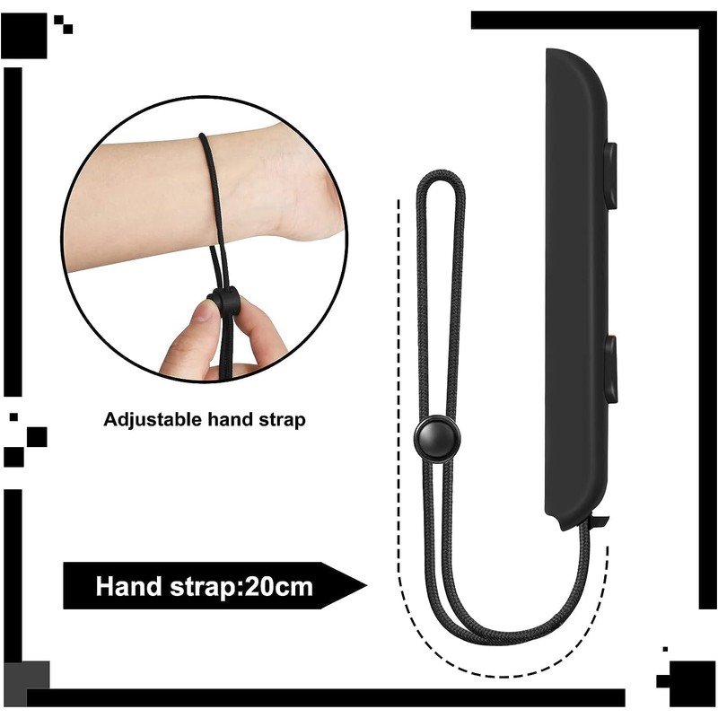 Joycon Wrist Strap for Switch Joycon 2 Pack, Joy Con