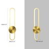 JAYMP Modern Wall Sconce 4000K Dimmable LED Wall Light Fixture,