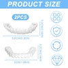 Teegxddy 4 Pairs Instant Veneers Dentures,Clip on Veneers Top and