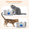 Cat Water Fountain Stainless Steel: 108oz/3.2L Cat Fountain for Drinking