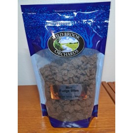 Wild Brook Orchards Mini Fudge Bites 14 oz Bag Chocolate Snacks Baking