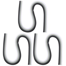 PATIKIL 540 x 10 mm Quilling Paper Strips Paper Quilling, 360 Pieces Origami Froebel Star Paper Strips Set for Art, DIY, Handmade, Christmas, Gradient Black White