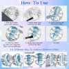 6 Uds 9d Cristal Holográfico Efecto Ojo De Gato Esmalte+imán