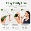 Adjustable Resistance Breathing Trainer – Portable Respiratory Muscle Exercise Tool