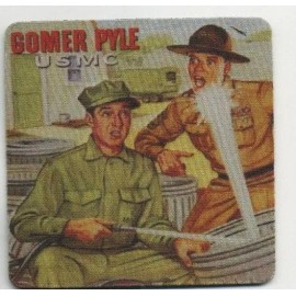 Gomer Pyle USMC - beverage COASTER Gift - 1960s TV Series