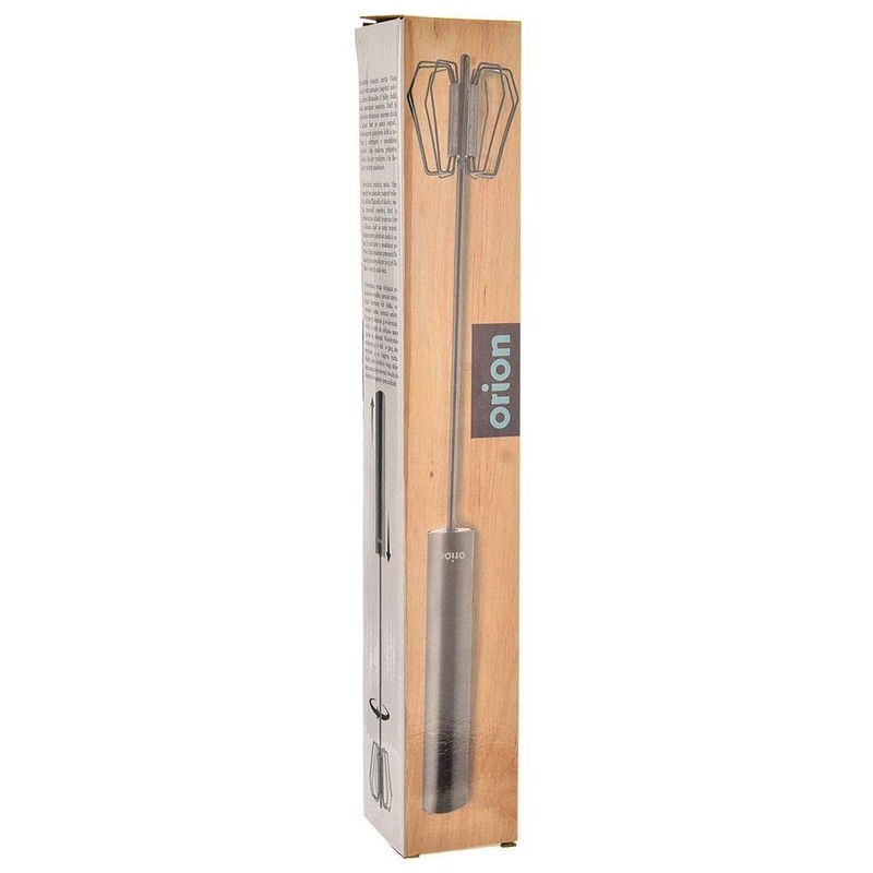 Whisk Hand Mixer Rotating Steel Semi-Automatic 36 cm