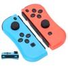 For Joycon Game Console Wireless Bluetooth Gamepad Right Left(rouge Bleu